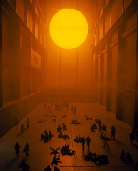 アート・デザイン・音楽 OLAFUR ELIASSON THE WEATHER PROJECT The Weather Project, Olafur Eliasson | door Reinier Sonneveld